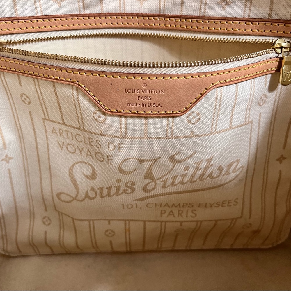 100% Used Authentic Louis Vuitton Neverfull MM - Picture 9 of 15